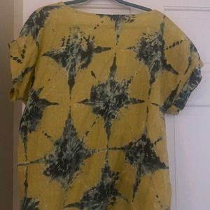 100% linen top Italian designer